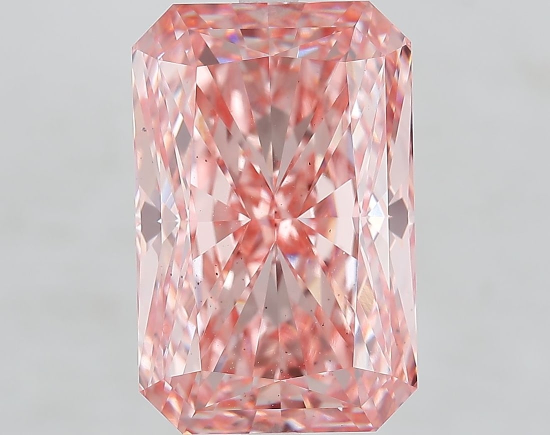 Loose Diamond - RADIANT 10.1ct Fancy Vivid Pink VS2 (1 of 1)