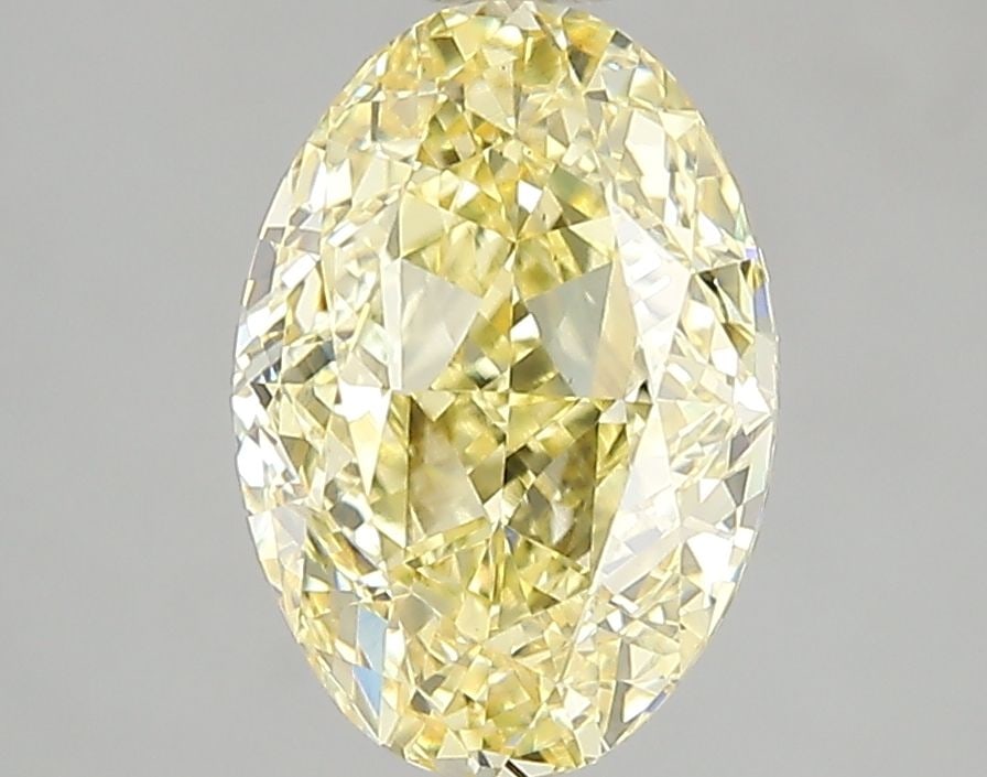 Loose Diamond - OVAL 2.57ct Fancy Intense Yellow VS1: Loose Diamond - OVAL 2.57ct Fancy Intense Yellow VS1 Source: This is a real non-mined Diamond that has been grown in a lab Shape: OVAL Carats: 2.57 Color: Fancy Intense Yellow Certification: IGI Video