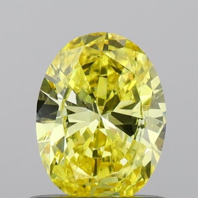 Loose Diamond - OVAL 0.65ct Fancy Vivid Yellow VS1 (1 of 1)