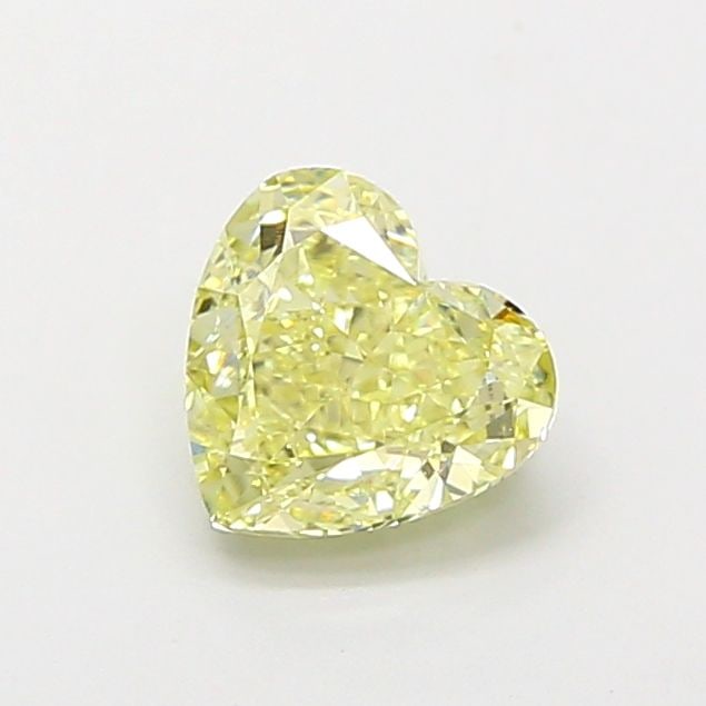 Loose Diamond - HEART 1.28ct Fancy Yellow VS1: Loose Diamond - HEART 1.28ct Fancy Yellow VS1 Source: This is a real non-mined Diamond that has been grown in a lab Shape: HEART Carats: 1.28 Color: Fancy Yellow Certification: IGI Video: