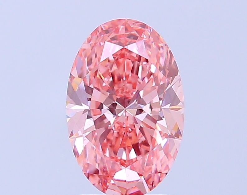 Loose Diamond - OVAL 2.0ct Fancy Vivid Pink VS2: Loose Diamond - OVAL 2.0ct Fancy Vivid Pink VS2 Source: This is a real non-mined Diamond that has been grown in a lab Shape: OVAL Carats: 2.0 Color: Fancy Vivid Pink Certification: IGI Video: