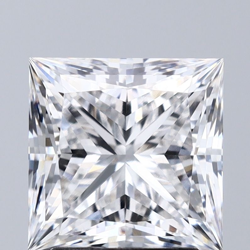 Loose Diamond - PRINCESS 2.53ct E VVS2: Loose Diamond - PRINCESS 2.53ct E VVS2 Source: This is a real non-mined Diamond that has been grown in a lab Shape: PRINCESS Carats: 2.53 Color: E Clarity: VVS2 Certification: GIA Video: