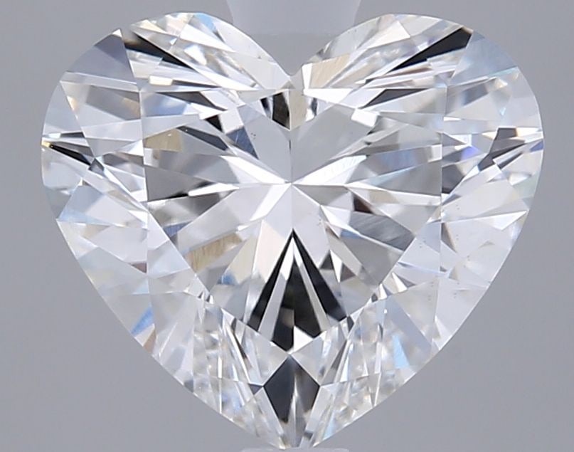 Loose Diamond - HEART 2.07ct E VS1: Loose Diamond - HEART 2.07ct E VS1 Source: This is a real non-mined Diamond that has been grown in a lab Shape: HEART Carats: 2.07 Color: E Clarity: VS1 Certification: IGI Video: