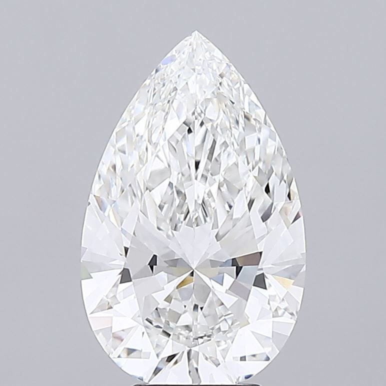 Loose Diamond - PEAR 5.09ct F VVS2: Loose Diamond - PEAR 5.09ct F VVS2 Source: This is a real non-mined Diamond that has been grown in a lab Shape: PEAR Carats: 5.09 Color: F Clarity: VVS2 Certification: IGI Video: