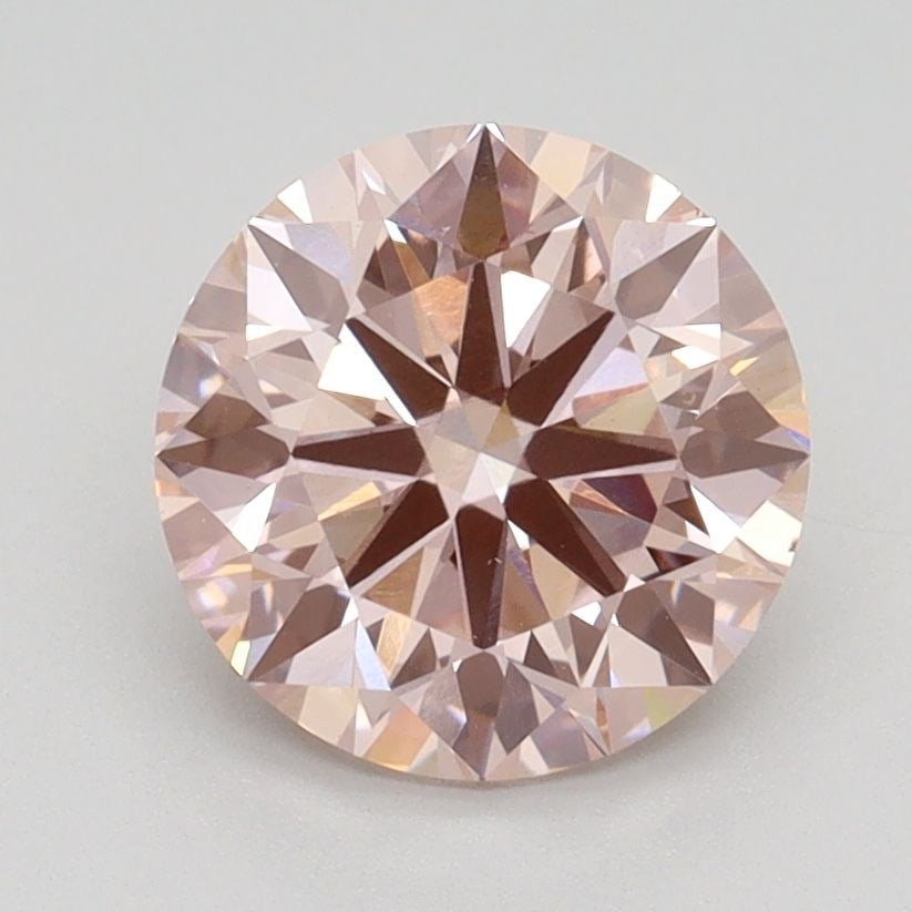 Ideal Loose Diamond - ROUND 2.02ct Fancy Pink VS1: Ideal Loose Diamond - ROUND 2.02ct Fancy Pink VS1 Source: This is a real non-mined Diamond that has been grown in a lab Shape: ROUND Carats: 2.02 Color: Fancy Pink Certification: IGI Video: