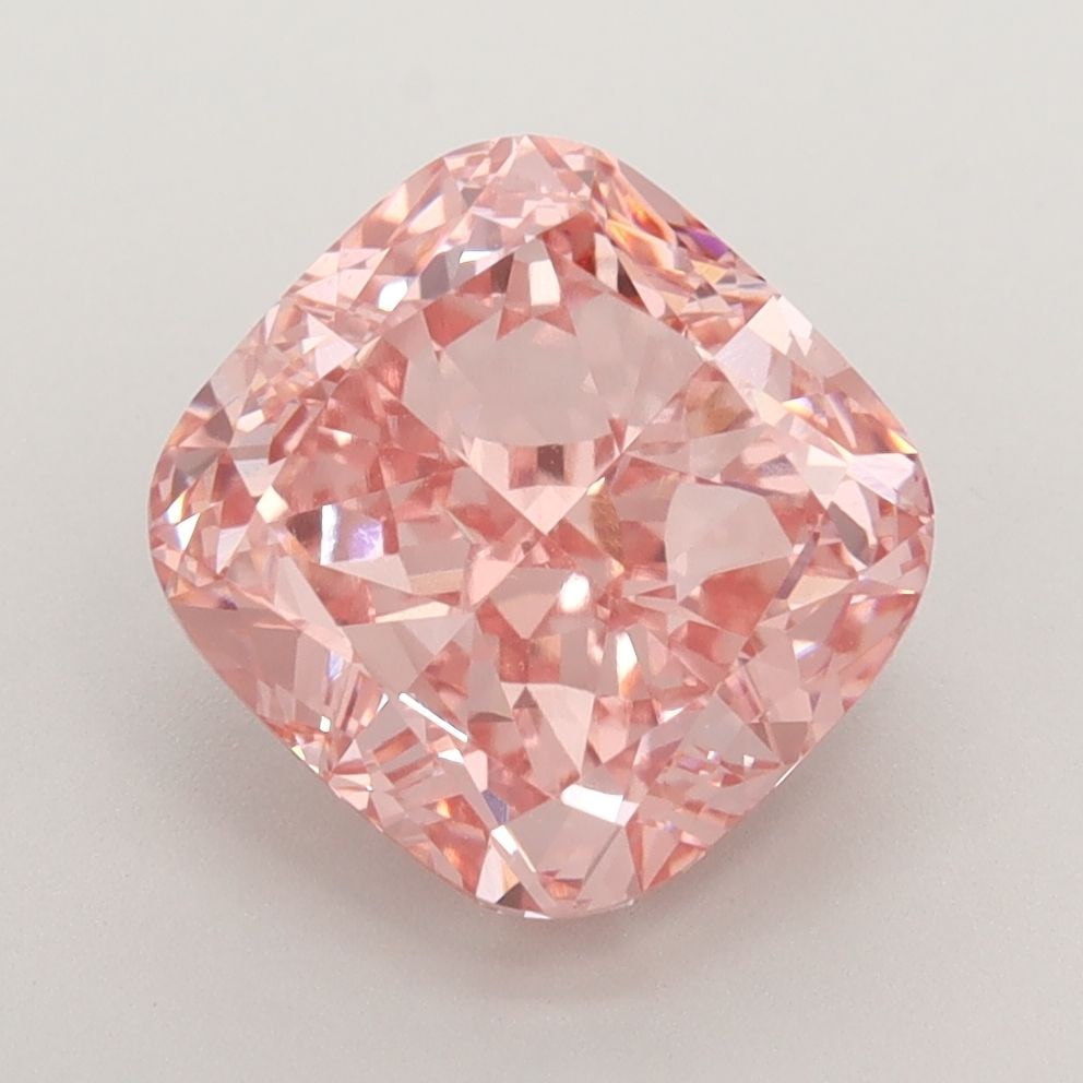 Loose Diamond - CUSHION MODIFIED 4.21ct Fancy Vivid Pink VVS2 (1 of 1)