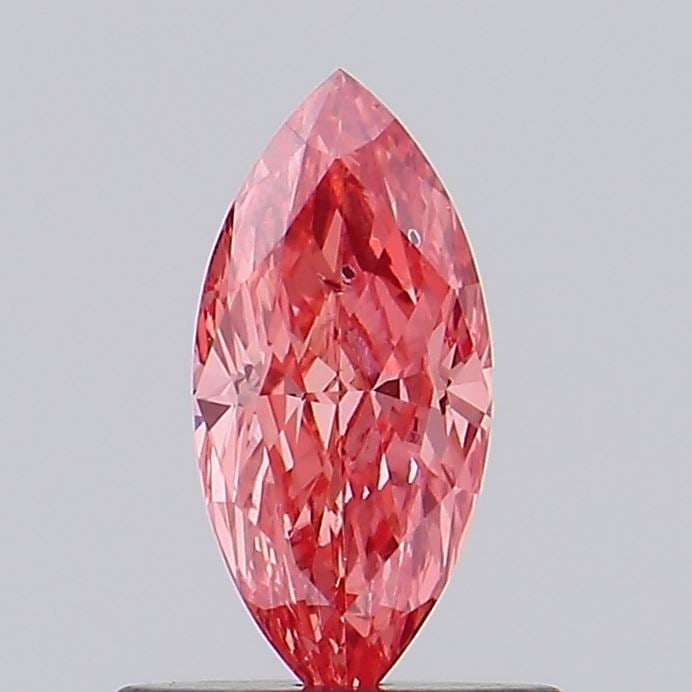 Loose Diamond - MARQUISE 0.61ct Fancy Vivid Pink SI1: Loose Diamond - MARQUISE 0.61ct Fancy Vivid Pink SI1 Source: This is a real non-mined Diamond that has been grown in a lab Shape: MARQUISE Carats: 0.61 Color: Fancy Vivid Pink Certification: IGI