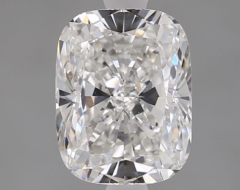 Loose Diamond - CUSHION MODIFIED 2.1ct E VVS2: Loose Diamond - CUSHION MODIFIED 2.1ct E VVS2 Source: This is a real non-mined Diamond that has been grown in a lab Shape: CUSHION MODIFIED Carats: 2.1 Color: E Clarity: VVS2 Certification: IGI