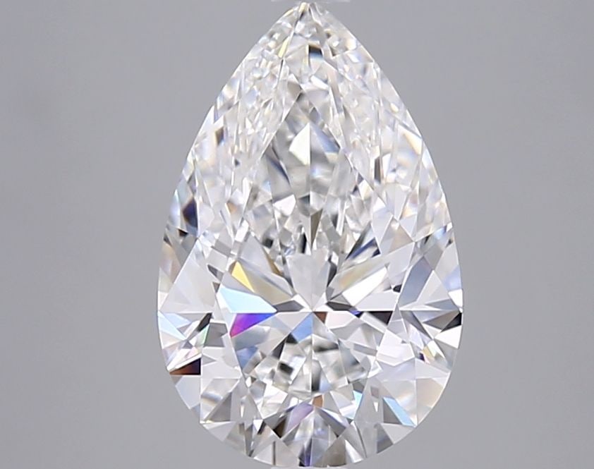 Loose Diamond - PEAR 3.01ct F VVS2: Loose Diamond - PEAR 3.01ct F VVS2 Source: This is a real non-mined Diamond that has been grown in a lab Shape: PEAR Carats: 3.01 Color: F Clarity: VVS2 Certification: IGI Video: Video Link The