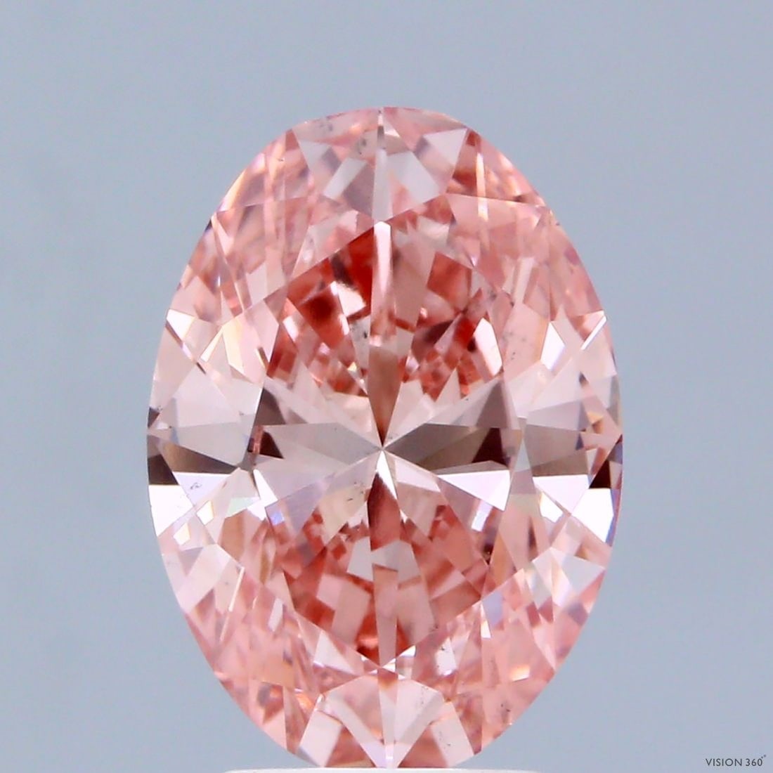 Loose Diamond - OVAL 2.67ct Fancy Vivid Pink VS2: Loose Diamond - OVAL 2.67ct Fancy Vivid Pink VS2 Source: This is a real non-mined Diamond that has been grown in a lab Shape: OVAL Carats: 2.67 Color: Fancy Vivid Pink Certification: IGI Video: