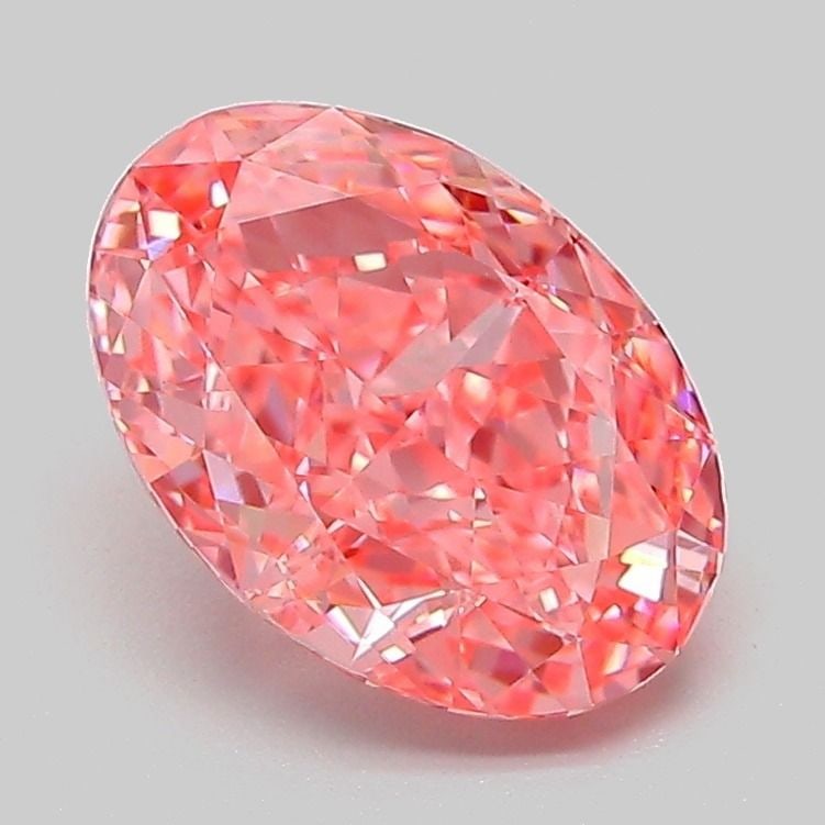 Loose Diamond - OVAL 2.04ct Fancy Vivid Pink VS1: Loose Diamond - OVAL 2.04ct Fancy Vivid Pink VS1 Source: This is a real non-mined Diamond that has been grown in a lab Shape: OVAL Carats: 2.04 Color: Fancy Vivid Pink Certification: IGI Video: