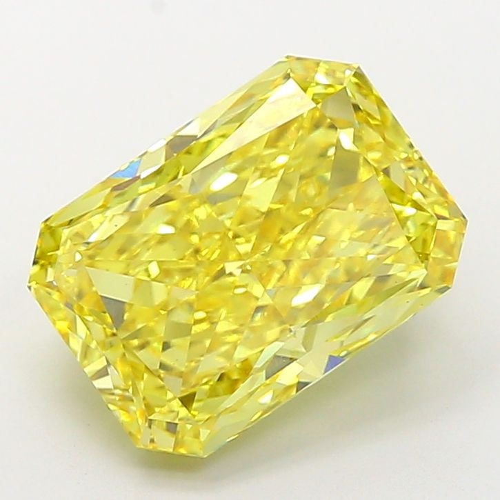 Loose Diamond - RADIANT 8.51ct Fancy Vivid Yellow VS1: Loose Diamond - RADIANT 8.51ct Fancy Vivid Yellow VS1 Source: This is a real non-mined Diamond that has been grown in a lab Shape: RADIANT Carats: 8.51 Color: Fancy Vivid Yellow Certification: IGI Vid