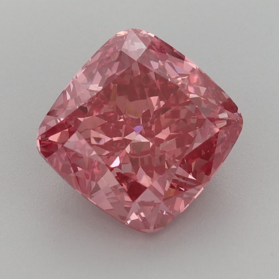 Loose Diamond - CUSHION MODIFIED 3.09ct Fancy Vivid Pink VS1 (1 of 1)