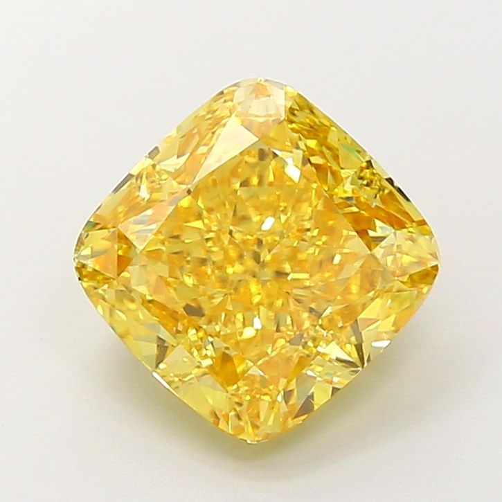 Loose Diamond - CUSHION MODIFIED 5.06ct Fancy Intense Yellow VS1 (1 of 1)