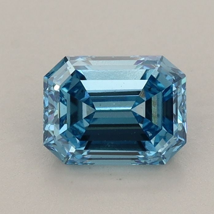 Loose Diamond - EMERALD 0.96ct Fancy Vivid Blue VS2 (1 of 1)