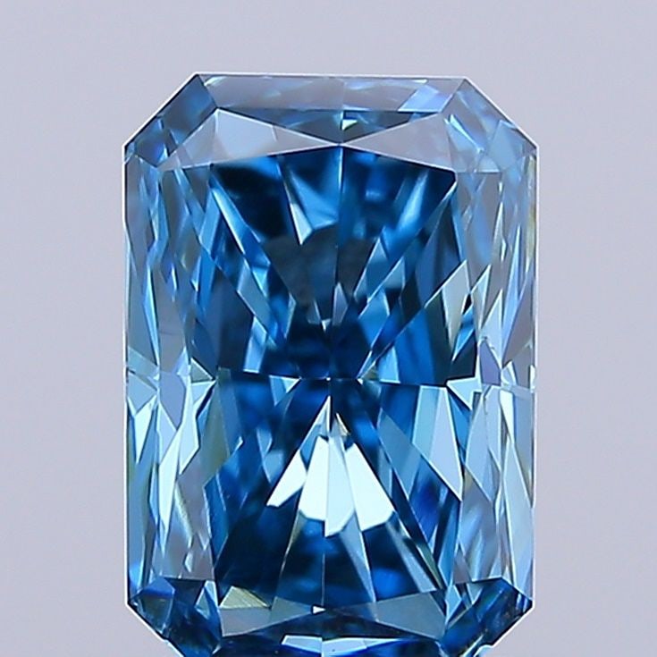 Loose Diamond - RADIANT 0.98ct Fancy Vivid Blue VS1: Loose Diamond - RADIANT 0.98ct Fancy Vivid Blue VS1 Source: This is a real non-mined Diamond that has been grown in a lab Shape: RADIANT Carats: 0.98 Color: Fancy Vivid Blue Certification: IGI Video: