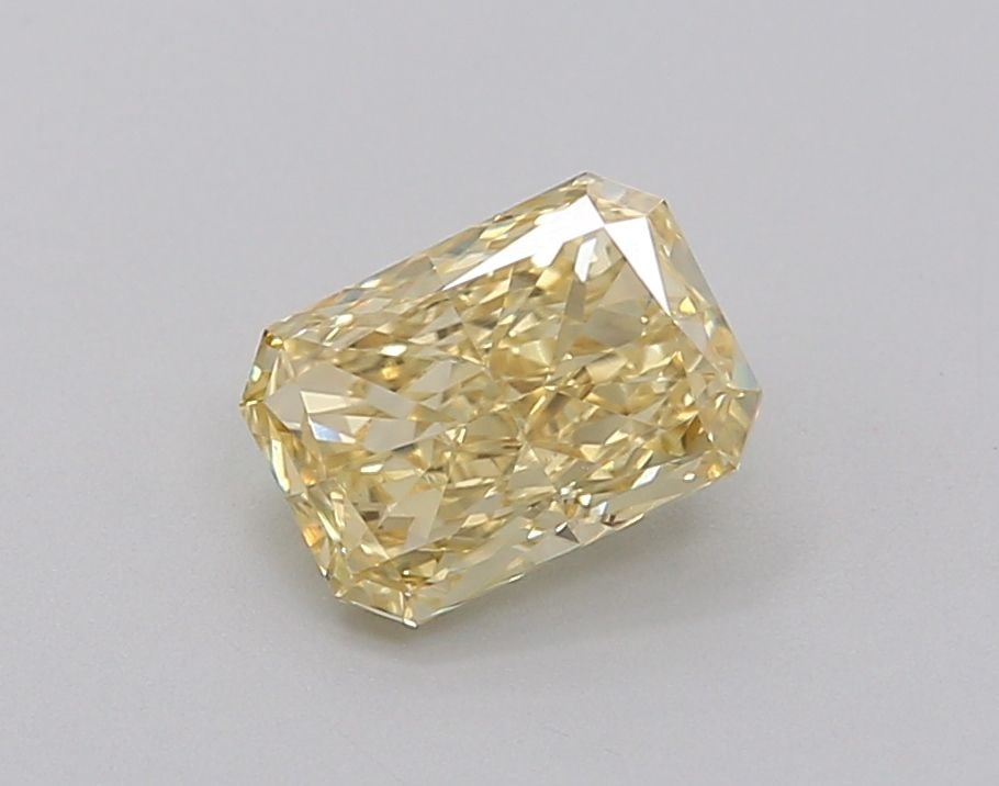 Loose Diamond - RADIANT 1.01ct Fancy Intense Yellow VS1: Loose Diamond - RADIANT 1.01ct Fancy Intense Yellow VS1 Source: This is a real non-mined Diamond that has been grown in a lab Shape: RADIANT Carats: 1.01 Color: Fancy Intense Yellow Certification: IGI
