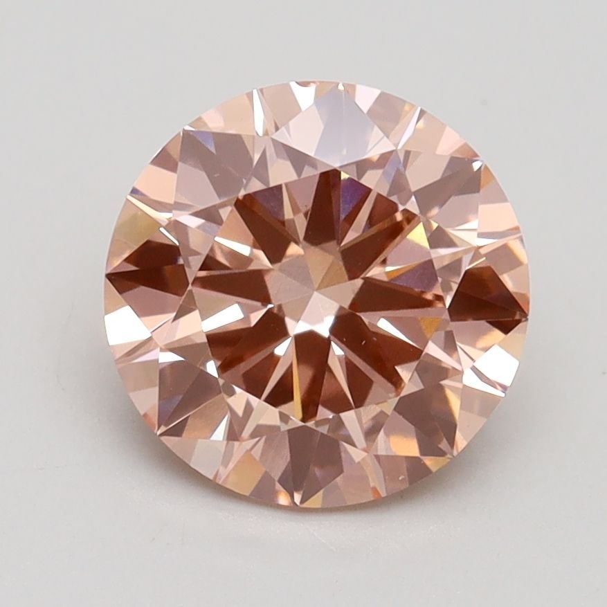 Loose Diamond - ROUND 2.01ct Fancy Intense Pink VS1: Loose Diamond - ROUND 2.01ct Fancy Intense Pink VS1 Source: This is a real non-mined Diamond that has been grown in a lab Shape: ROUND Carats: 2.01 Color: Fancy Intense Pink Certification: IGI Video: