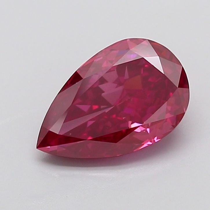 Loose Diamond - PEAR 4.07ct Fancy Vivid Red VS1: Loose Diamond - PEAR 4.07ct Fancy Vivid Red VS1 Source: This is a real non-mined Diamond that has been grown in a lab Shape: PEAR Carats: 4.07 Color: Fancy Vivid Red Certification: IGI Video:
