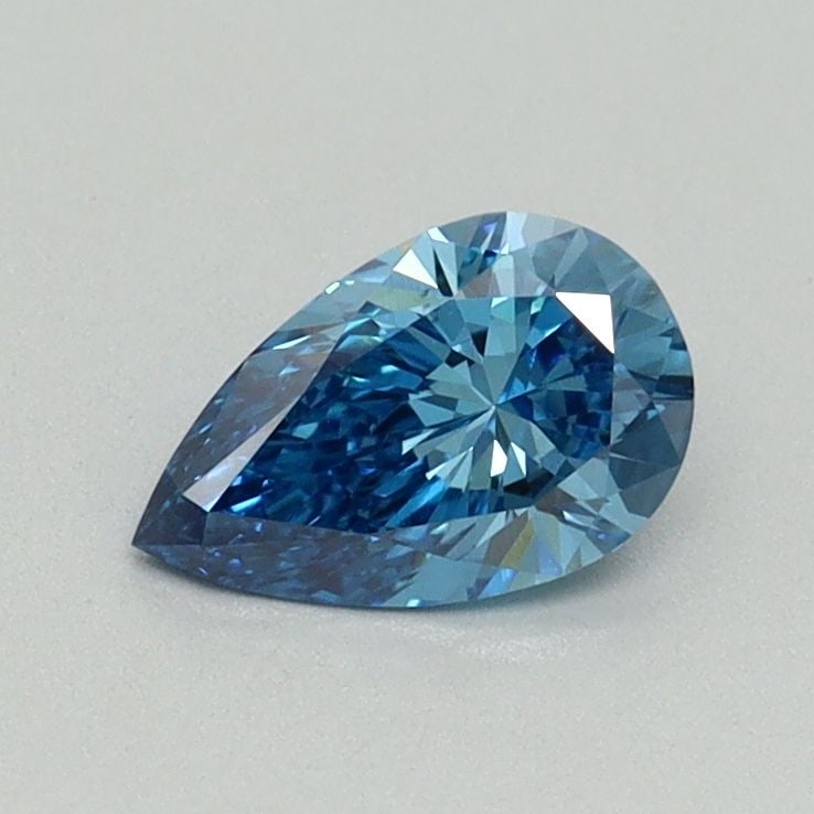 Loose Diamond - PEAR 0.53ct Fancy Vivid Blue VS1 (1 of 1)