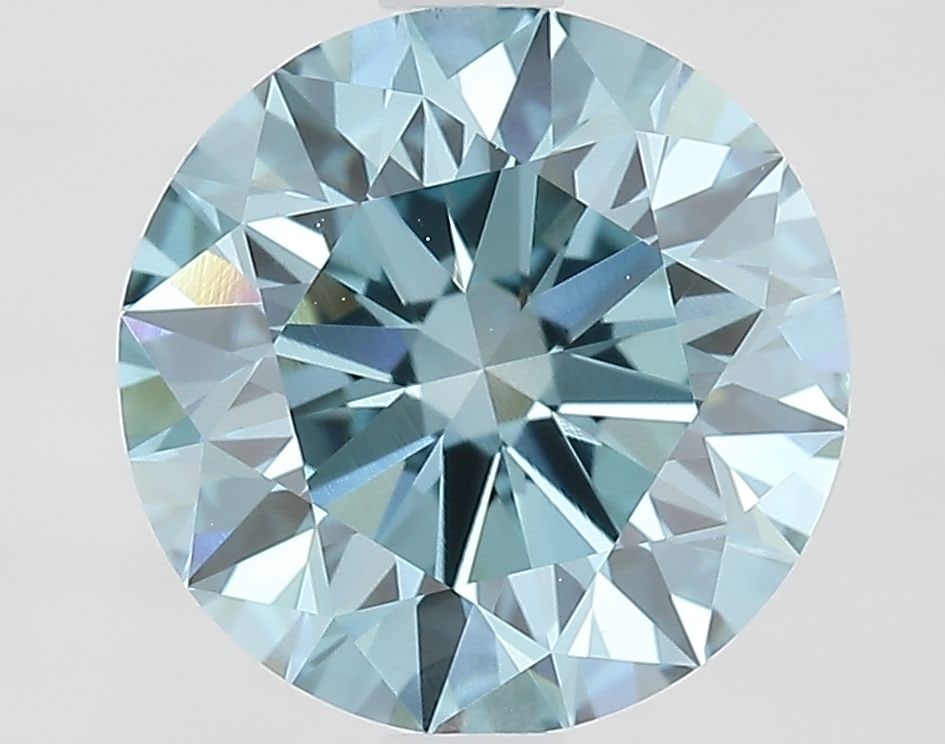 Ideal Loose Diamond - ROUND 2.0ct Fancy Vivid Blue VS1 (1 of 1)