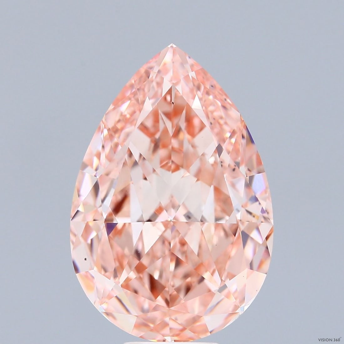 Loose Diamond - PEAR 10.05ct Fancy Intense Pink VS1 (1 of 1)