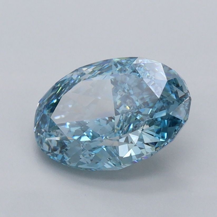 Loose Diamond - OVAL 1.52ct Fancy Vivid Blue VVS1: Loose Diamond - OVAL 1.52ct Fancy Vivid Blue VVS1 Source: This is a real non-mined Diamond that has been grown in a lab Shape: OVAL Carats: 1.52 Color: Fancy Vivid Blue Certification: IGI Video: