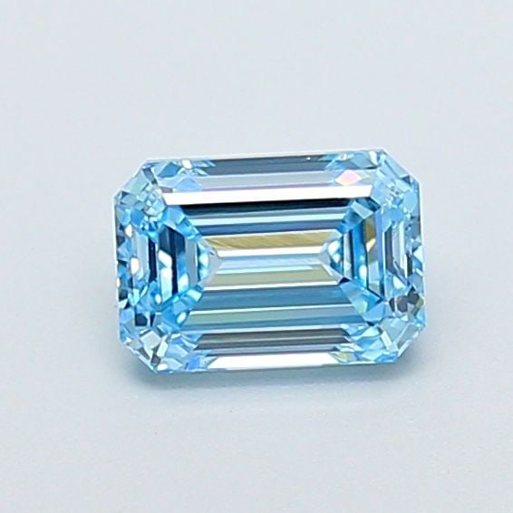Loose Diamond - EMERALD 1.01ct Fancy Vivid Blue VS2 (1 of 1)