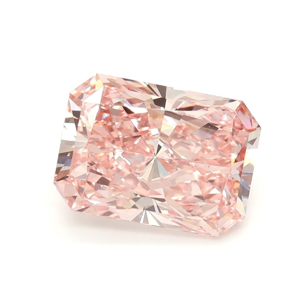 Loose Diamond - RADIANT 2.26ct Fancy Vivid Pink VS1: Loose Diamond - RADIANT 2.26ct Fancy Vivid Pink VS1 Source: This is a real non-mined Diamond that has been grown in a lab Shape: RADIANT Carats: 2.26 Color: Fancy Vivid Pink Certification: IGI Video: