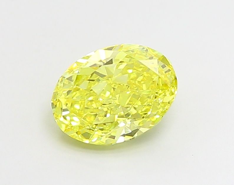 Loose Diamond - OVAL 2.06ct Fancy Vivid Yellow VS1: Loose Diamond - OVAL 2.06ct Fancy Vivid Yellow VS1 Source: This is a real non-mined Diamond that has been grown in a lab Shape: OVAL Carats: 2.06 Color: Fancy Vivid Yellow Certification: IGI Video: