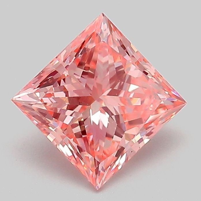 Loose Diamond - PRINCESS 1.46ct Fancy Vivid Pink VS1: Loose Diamond - PRINCESS 1.46ct Fancy Vivid Pink VS1 Source: This is a real non-mined Diamond that has been grown in a lab Shape: PRINCESS Carats: 1.46 Color: Fancy Vivid Pink Certification: IGI Video