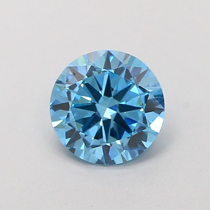 Loose Diamond - ROUND 0.84ct Fancy Vivid Blue VS1 (1 of 1)