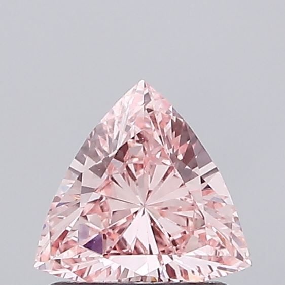 Loose Diamond - TRIANGULAR 0.72ct Fancy Intense Pink VS1: Loose Diamond - TRIANGULAR 0.72ct Fancy Intense Pink VS1 Source: This is a real non-mined Diamond that has been grown in a lab Shape: TRIANGULAR Carats: 0.72 Color: Fancy Intense Pink Certification: I