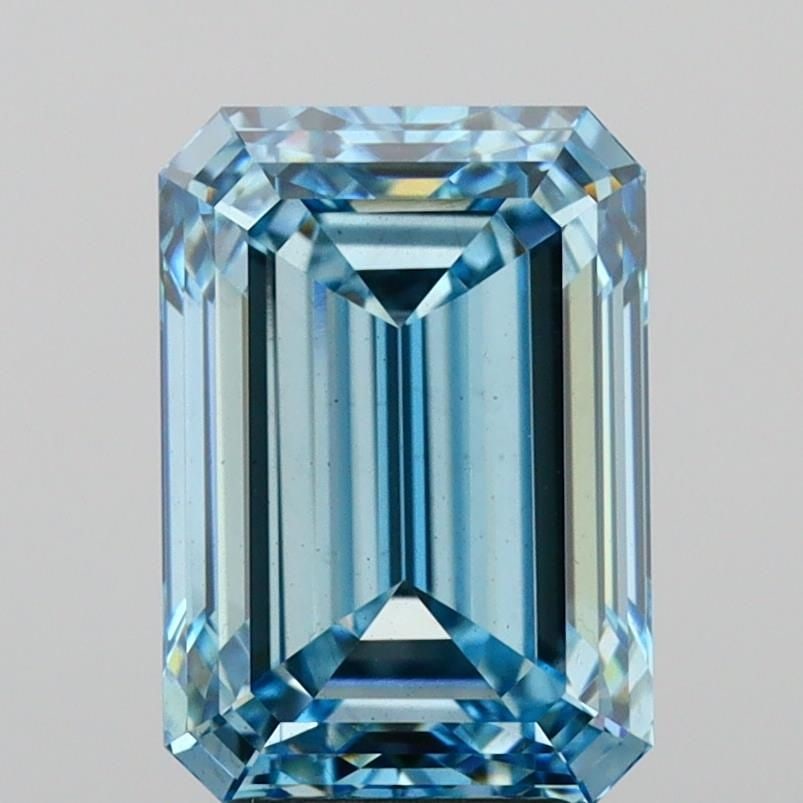 Loose Diamond - EMERALD 5.02ct Fancy Intense Blue VS2 (1 of 1)