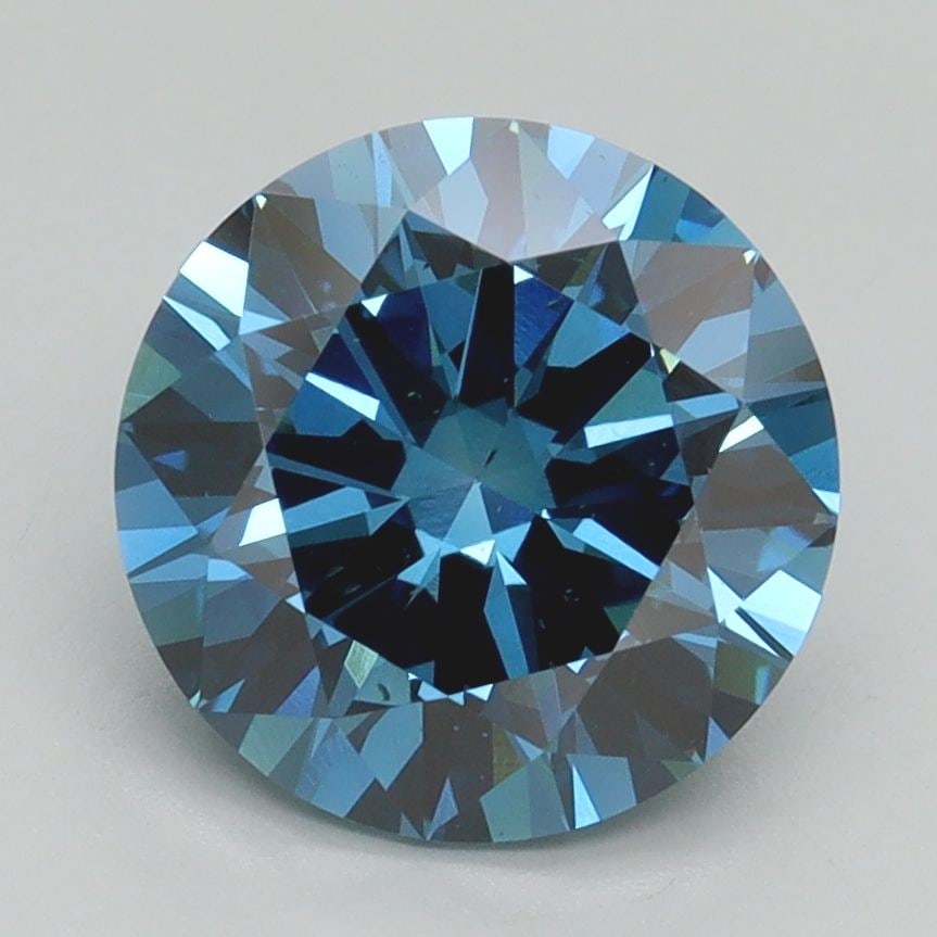 Loose Diamond - ROUND 2.5ct Fancy Vivid Blue VS2 (1 of 1)