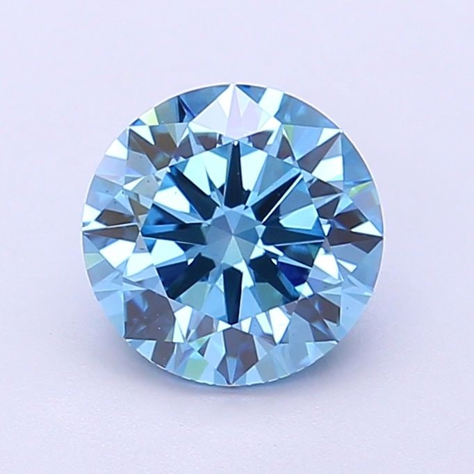 Loose Diamond - ROUND 1.58ct Fancy Vivid Blue VS1: Loose Diamond - ROUND 1.58ct Fancy Vivid Blue VS1 Source: This is a real non-mined Diamond that has been grown in a lab Shape: ROUND Carats: 1.58 Color: Fancy Vivid Blue Certification: IGI Video: