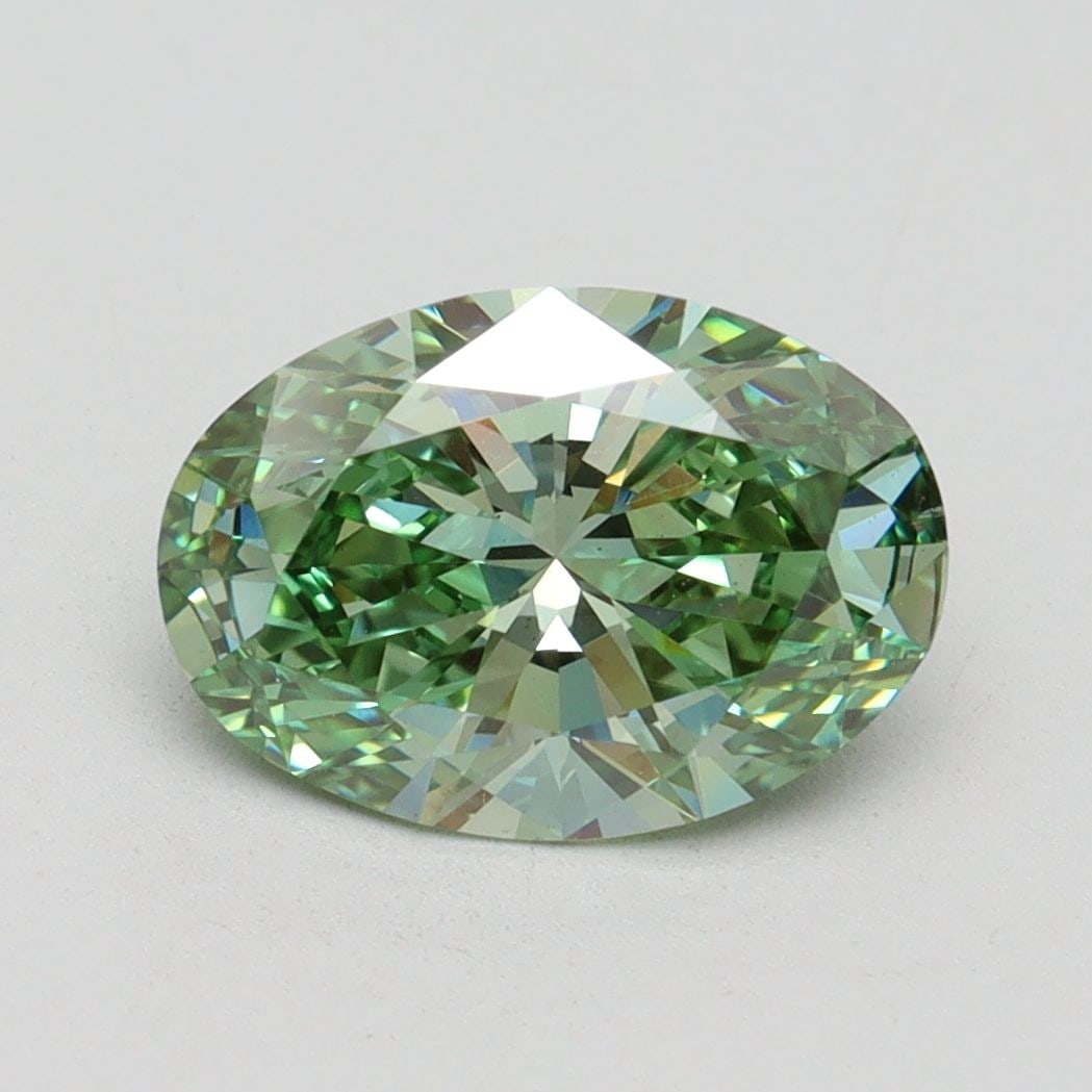 Loose Diamond - OVAL 2.01ct Fancy Vivid Green VS2 (1 of 1)