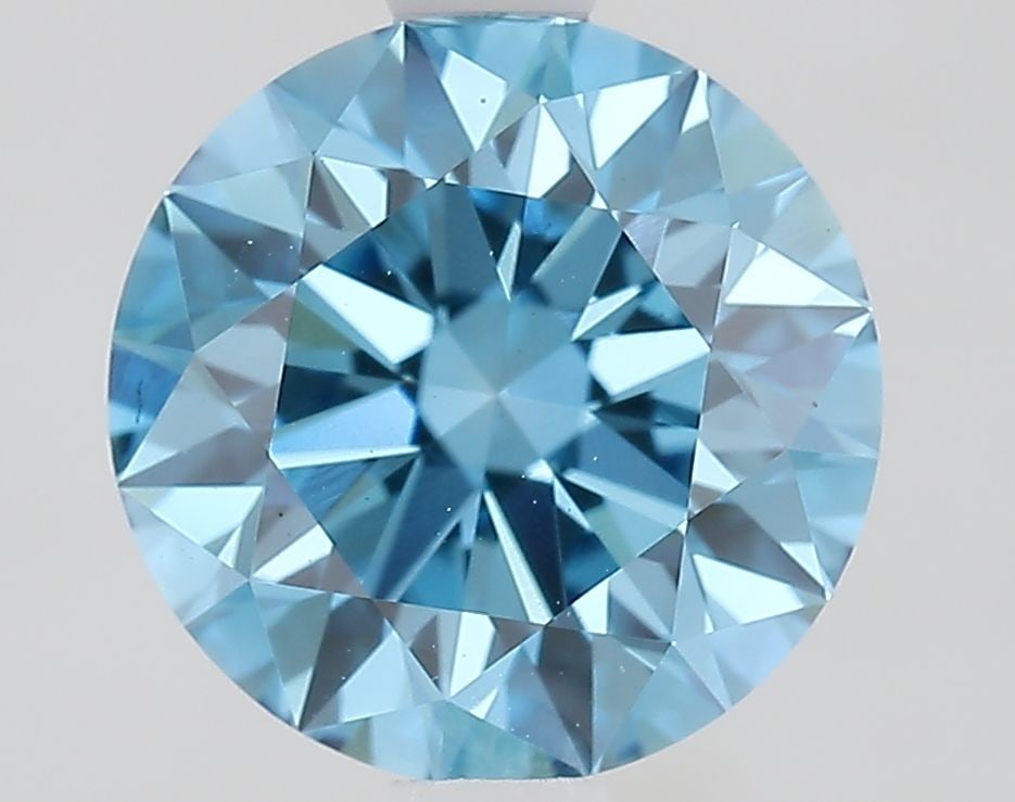 Ideal Loose Diamond - ROUND 1.64ct Fancy Vivid Blue VS1 (1 of 1)
