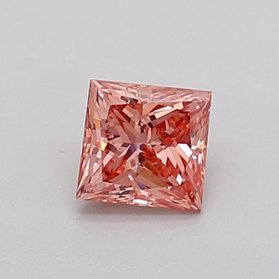 Loose Diamond - PRINCESS 0.41ct Fancy Intense Pink VS2 (1 of 1)