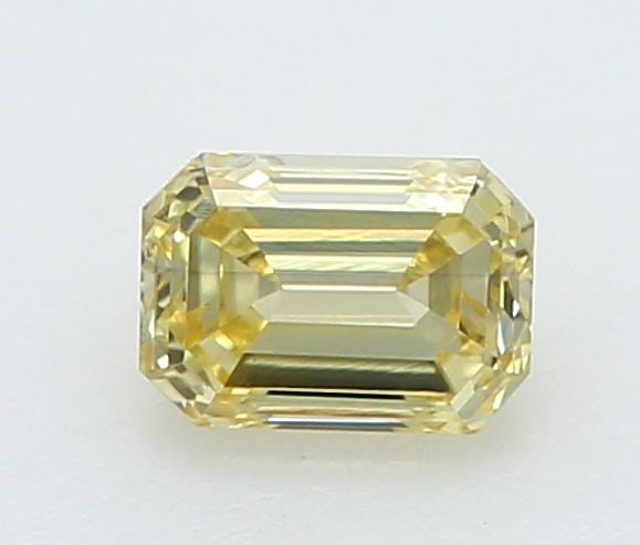 Loose Diamond - EMERALD 0.25ct Fancy Intense Yellow VS1: Loose Diamond - EMERALD 0.25ct Fancy Intense Yellow VS1 Source: This is a real non-mined Diamond that has been grown in a lab Shape: EMERALD Carats: 0.25 Color: Fancy Intense Yellow Certification: IGI