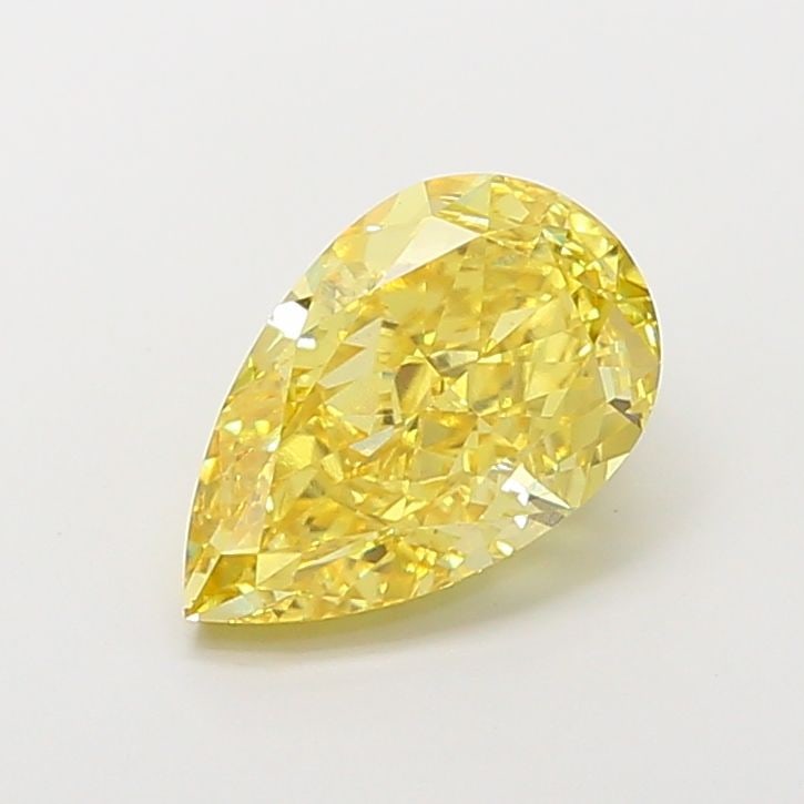 Loose Diamond - PEAR 3.85ct Fancy Intense Yellow VS1: Loose Diamond - PEAR 3.85ct Fancy Intense Yellow VS1 Source: This is a real non-mined Diamond that has been grown in a lab Shape: PEAR Carats: 3.85 Color: Fancy Intense Yellow Certification: IGI Video