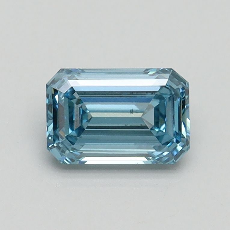Loose Diamond - EMERALD 0.75ct Fancy Intense Blue VS1: Loose Diamond - EMERALD 0.75ct Fancy Intense Blue VS1 Source: This is a real non-mined Diamond that has been grown in a lab Shape: EMERALD Carats: 0.75 Color: Fancy Intense Blue Certification: IGI Vid