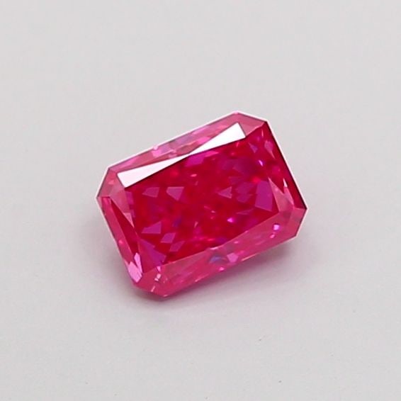 Loose Diamond - RADIANT 0.69ct Fancy Vivid Pink VS2: Loose Diamond - RADIANT 0.69ct Fancy Vivid Pink VS2 Source: This is a real non-mined Diamond that has been grown in a lab Shape: RADIANT Carats: 0.69 Color: Fancy Vivid Pink Certification: IGI Video: