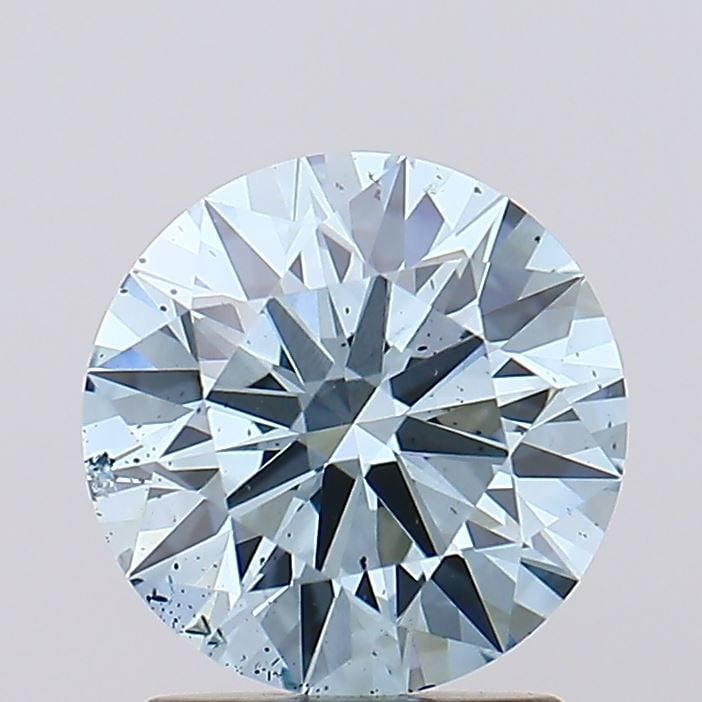 Ideal Loose Diamond - ROUND 1.76ct Fancy Intense Greenish Blue SI1 (1 of 1)