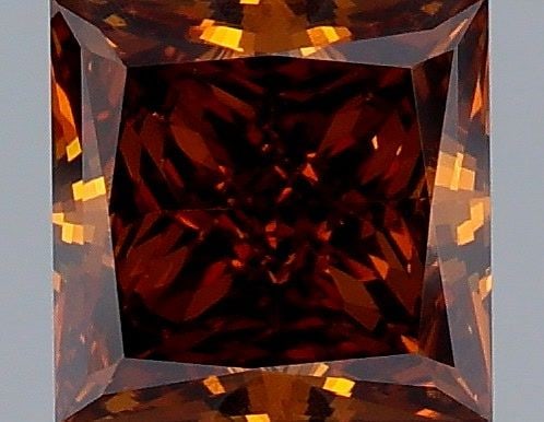 Loose Diamond - PRINCESS 1.09ct Fancy Deep Orange VS1 (1 of 1)