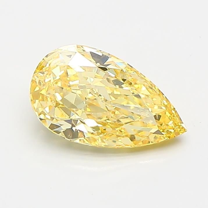 Loose Diamond - PEAR 1.0ct Fancy Vivid Yellow VS1 (1 of 1)
