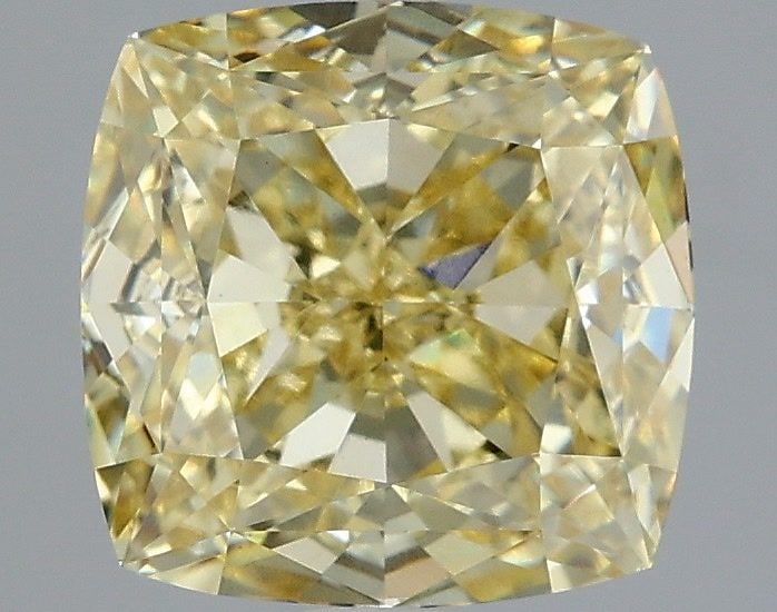 Loose Diamond - CUSHION MODIFIED 3.05ct Fancy Yellow VS1: Loose Diamond - CUSHION MODIFIED 3.05ct Fancy Yellow VS1 Source: This is a real non-mined Diamond that has been grown in a lab Shape: CUSHION MODIFIED Carats: 3.05 Color: Fancy Yellow Certification: I