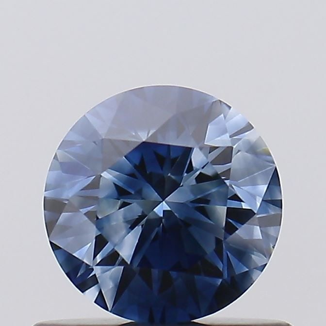 Loose Diamond - ROUND 0.59ct Fancy Vivid Blue VS1 (1 of 1)
