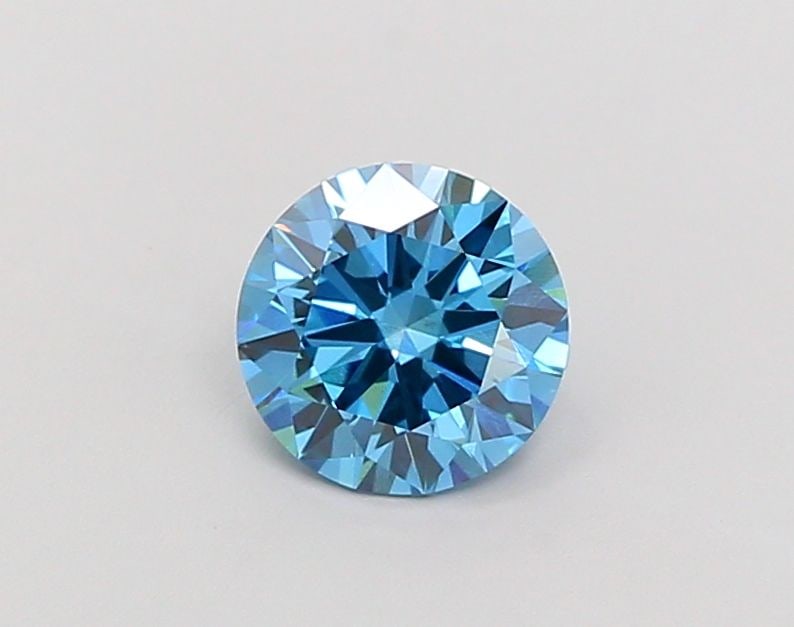 Ideal Loose Diamond - ROUND 1.18ct Fancy Vivid Blue VS2: Ideal Loose Diamond - ROUND 1.18ct Fancy Vivid Blue VS2 Source: This is a real non-mined Diamond that has been grown in a lab Shape: ROUND Carats: 1.18 Color: Fancy Vivid Blue Certification: IGI Video