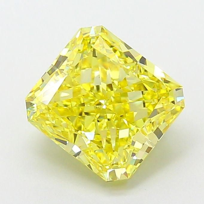 Loose Diamond - RADIANT 4.02ct Fancy Vivid Yellow VS1 (1 of 1)